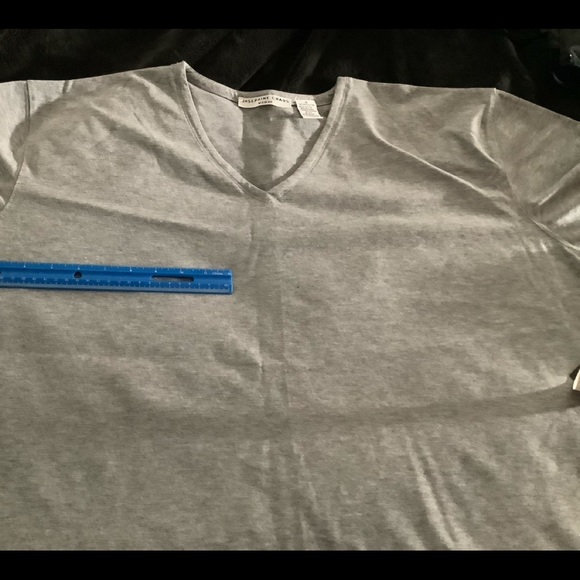 Josephine Chaus W grey stretchshirt sz3 - Picture 5 of 8